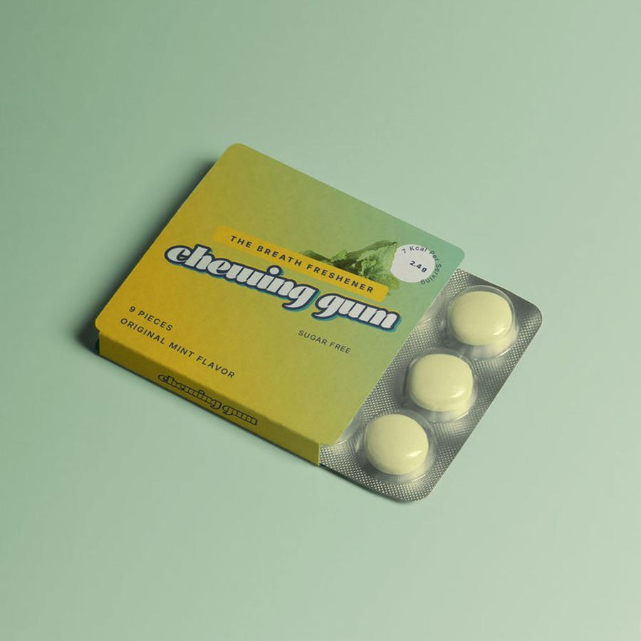 口香糖包装样机