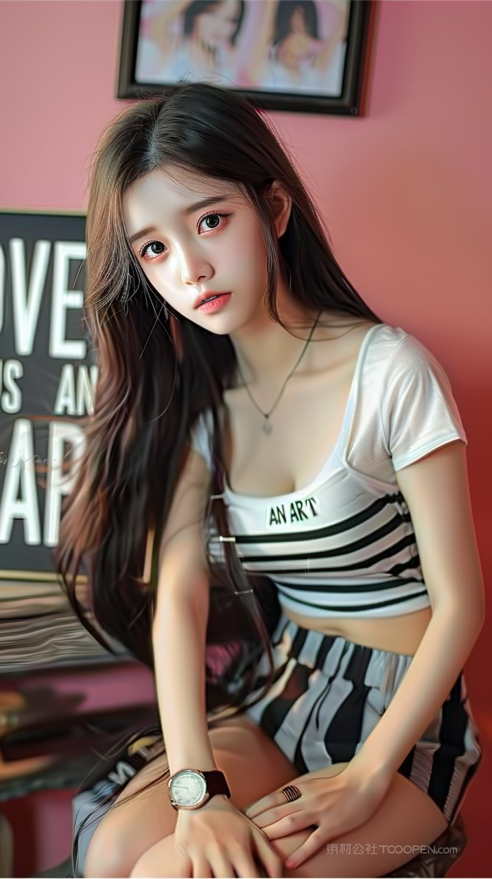 少女清纯模特女性年轻写真美女