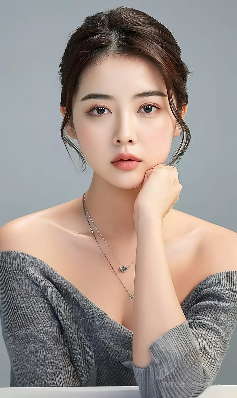 迷人女性高雅美妆气质魅力护肤少女美白