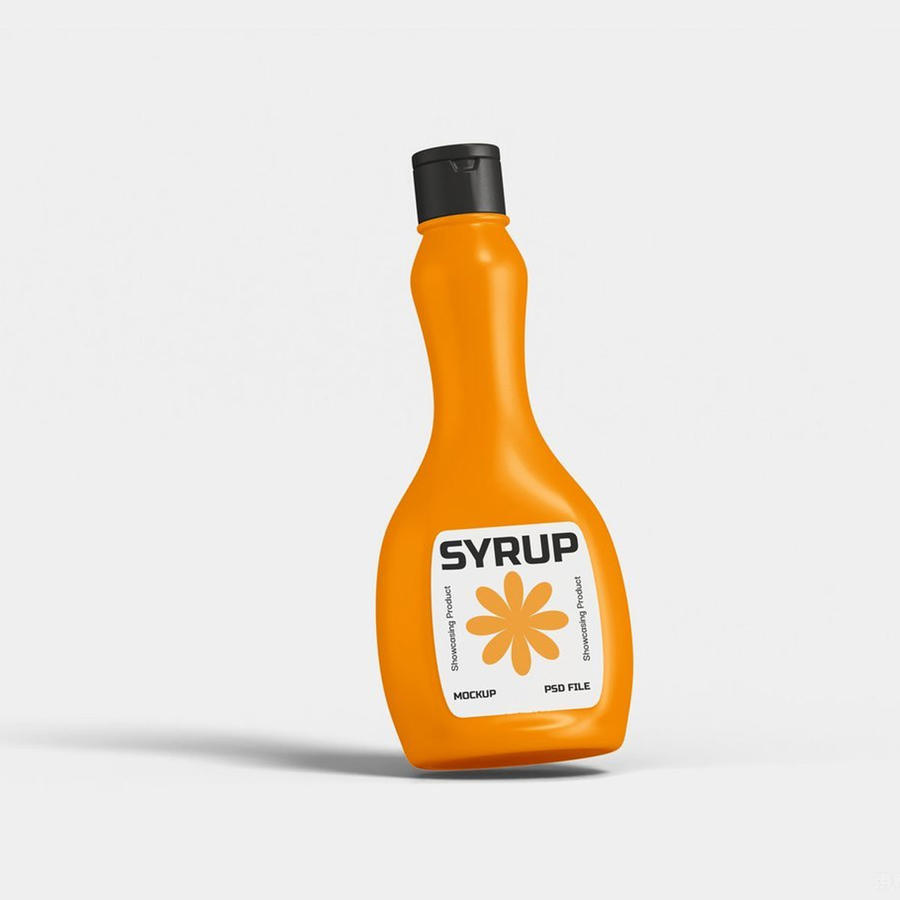 塑料糖浆瓶样机