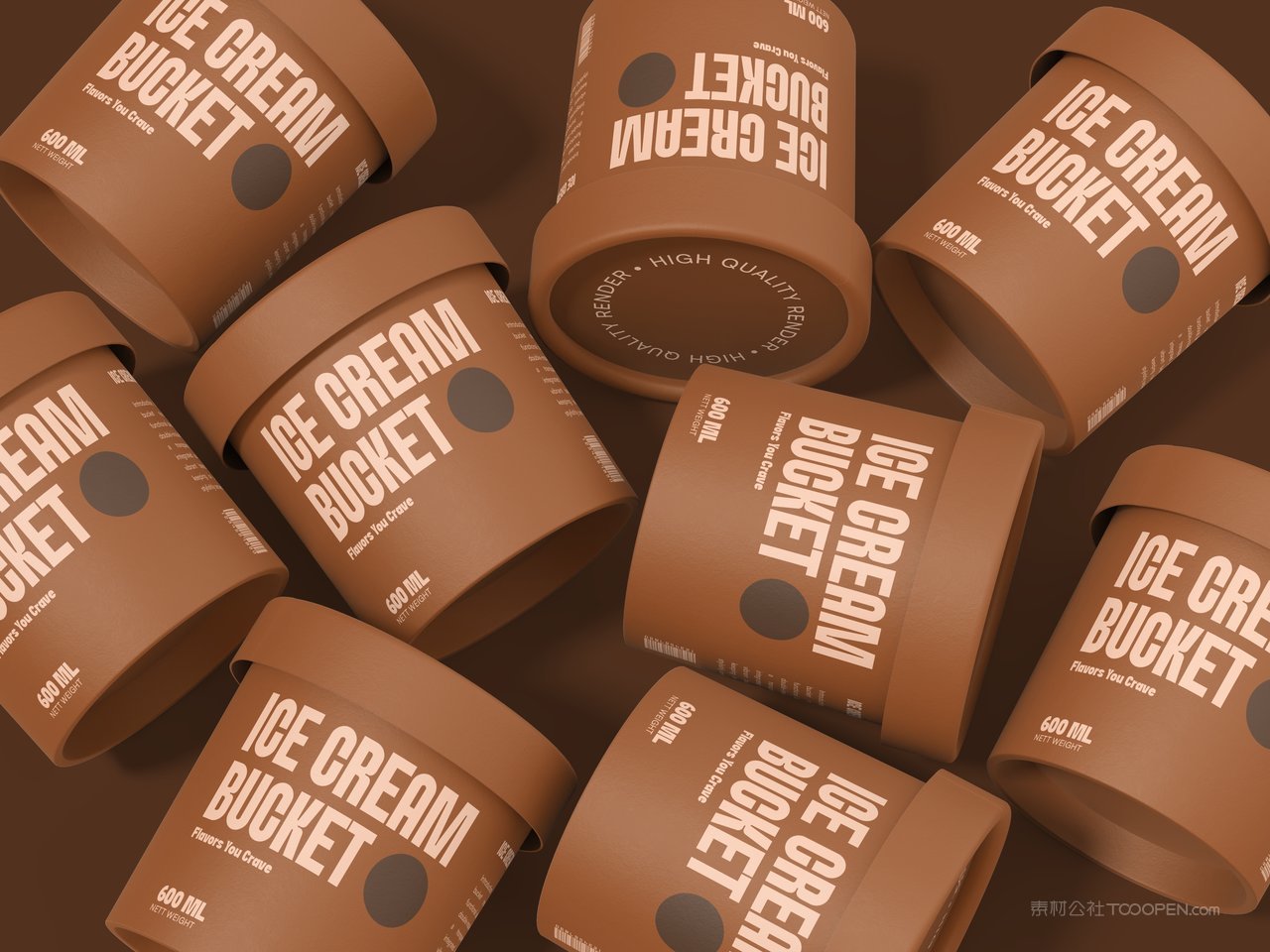 冰淇淋包装样机