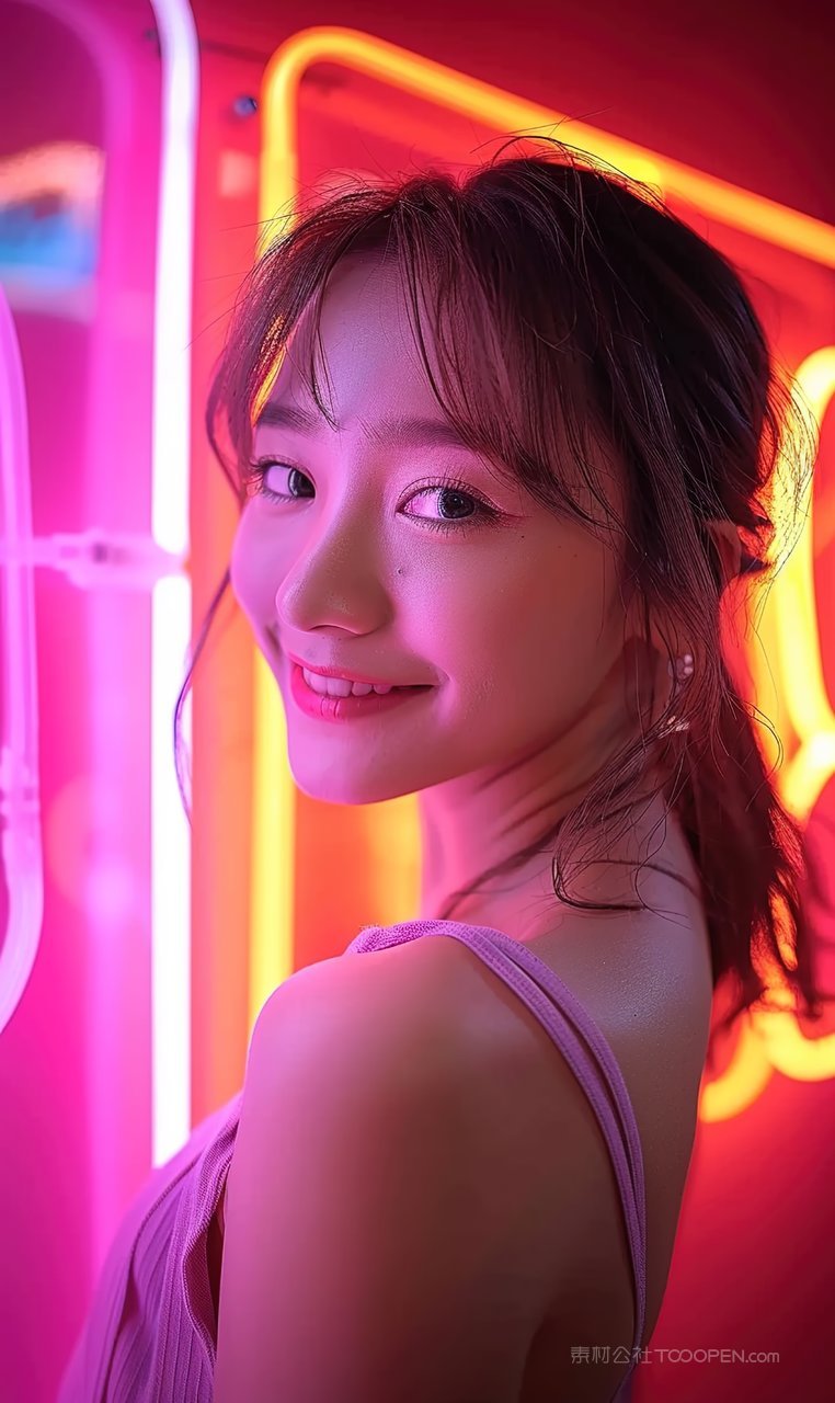 护肤时尚清纯美女青年个性女性美白