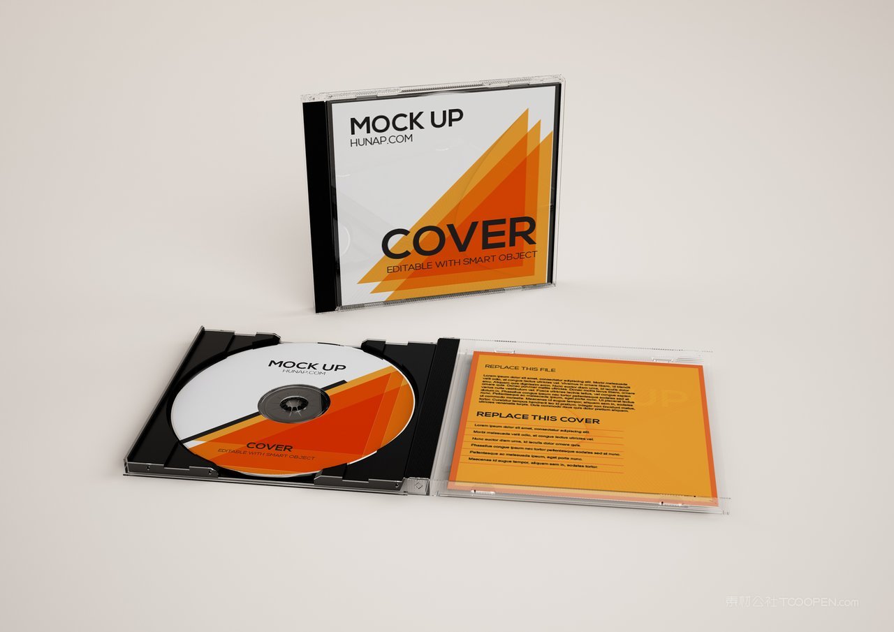 cd唱片包装样机