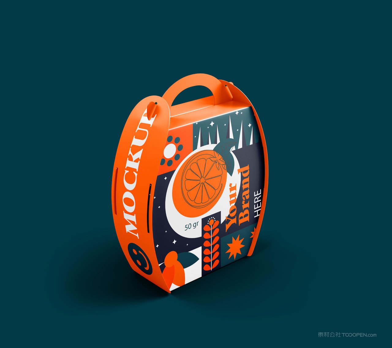 圆盒产品包装样机