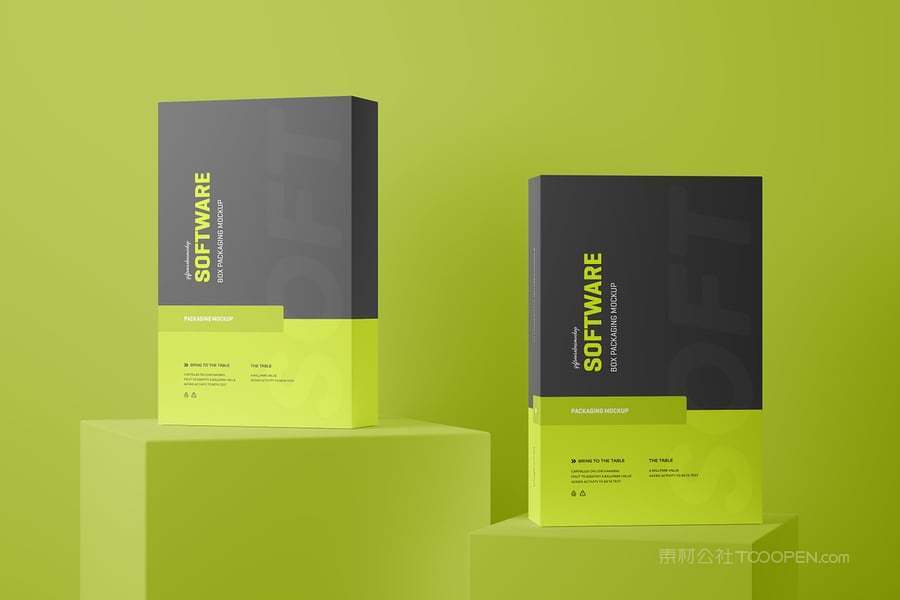 软件盒包装样机
