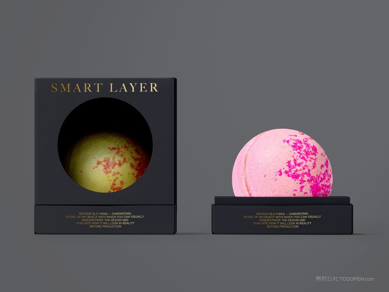 沐浴球包装样机