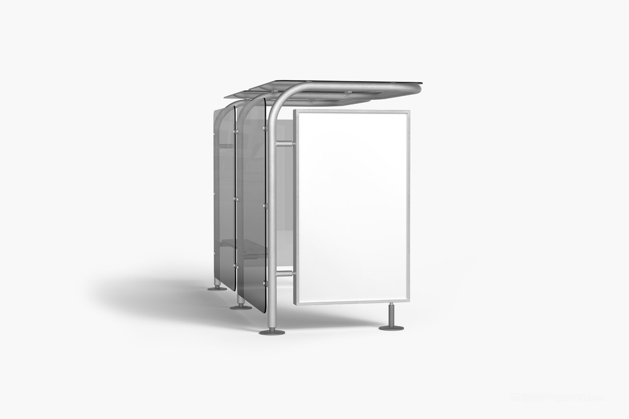 【2151期】蛇年户外广告牌展架海报样机 (25)