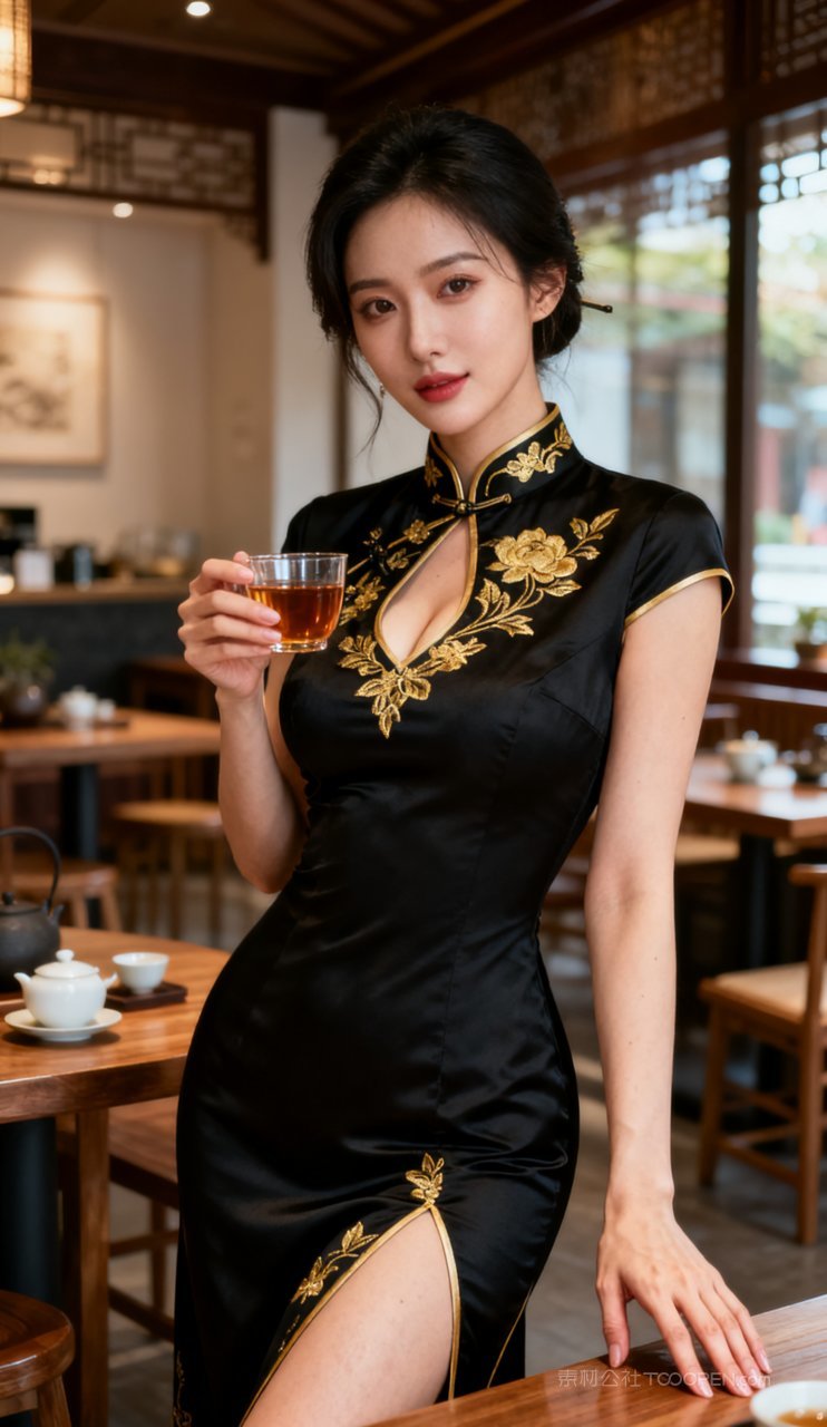 美女少女古风美艳性感汉服大胸妩媚