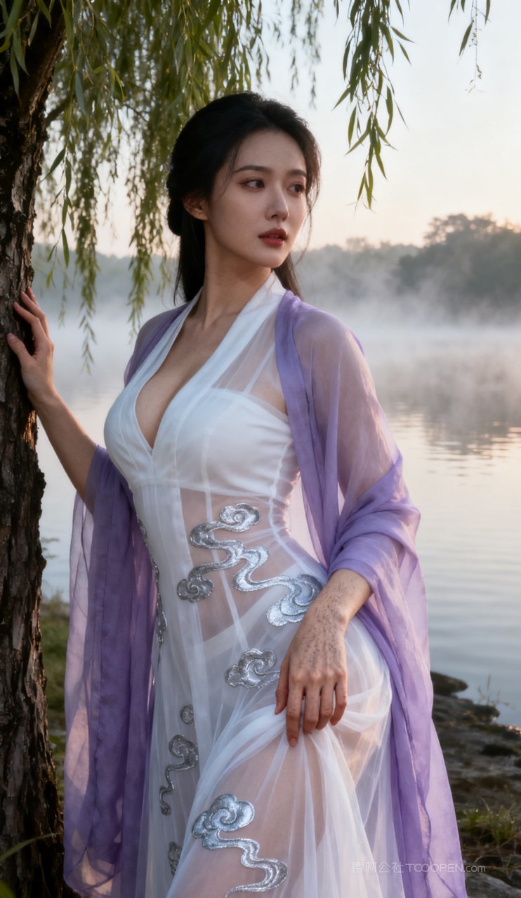 写真古风汉服性感美女丰腴女性美艳