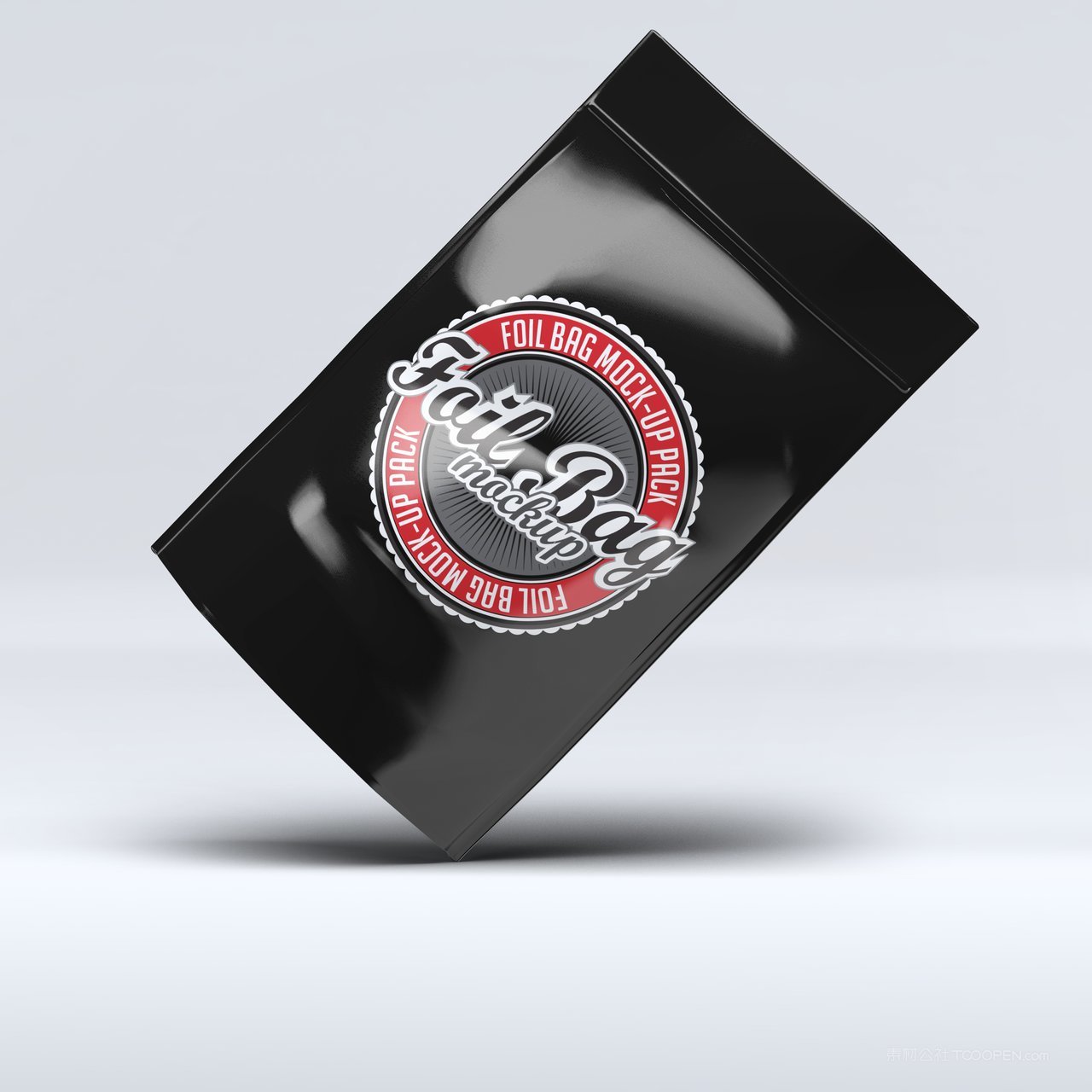 食品塑料包装样机psd模板