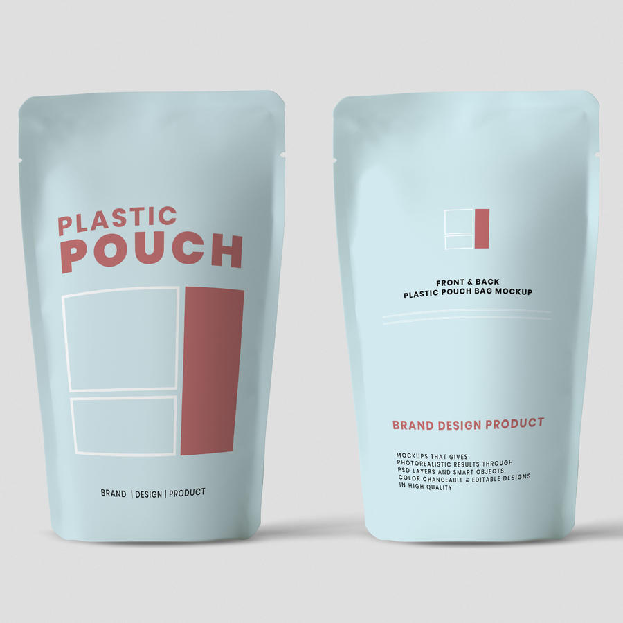 白色包装小袋样机