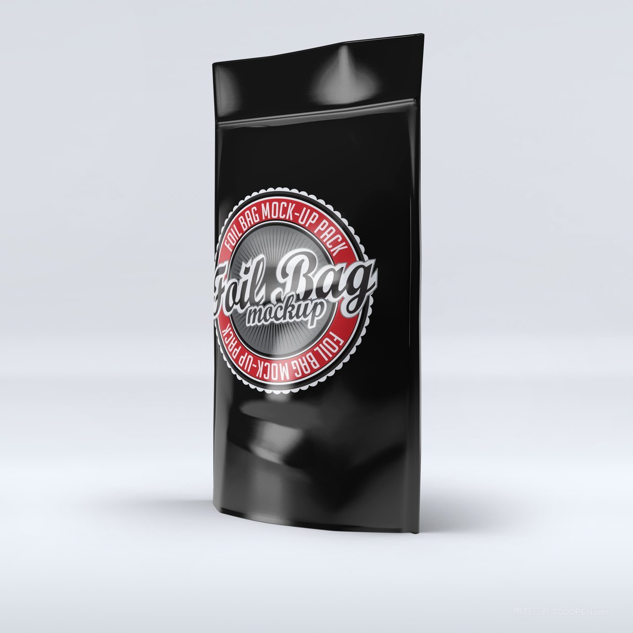 食品塑料包装样机psd模板