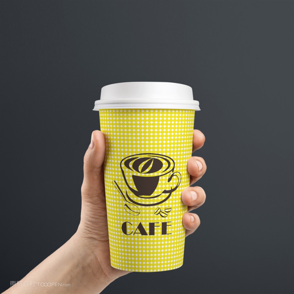 水果咖啡冷饮奶茶饮品产品盒子实物设计PSD样机