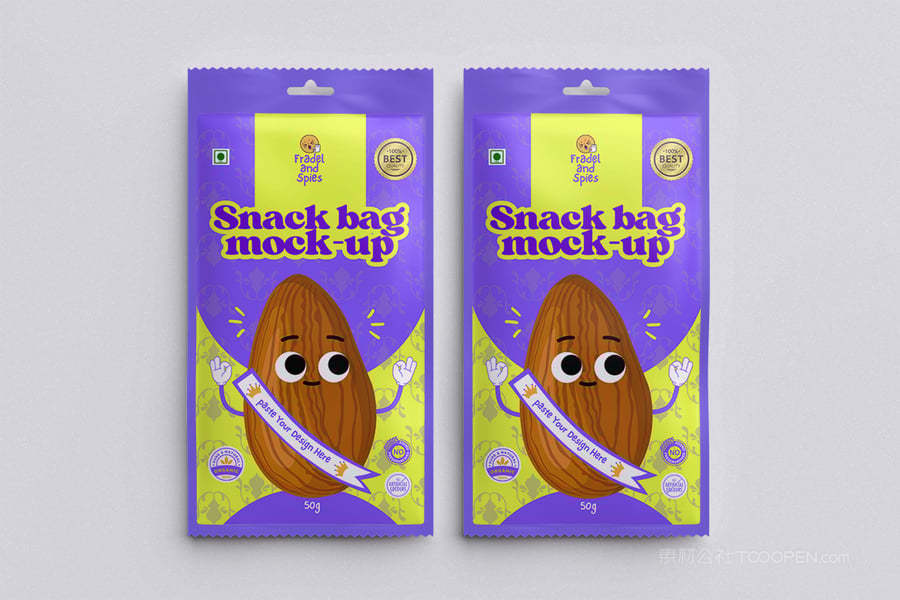 小吃袋包装样机