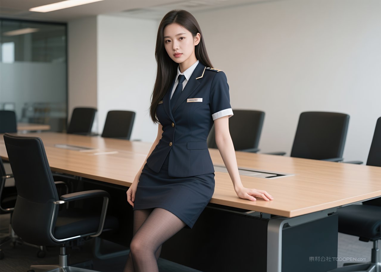 丝袜美女写真职业性感女性模特短裙美腿