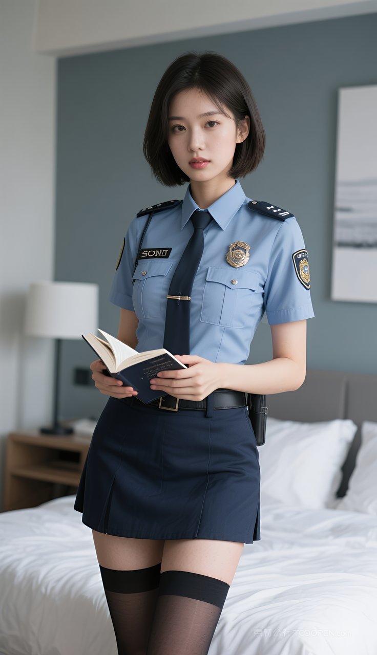 丝袜制服美腿短裙长腿美女模特