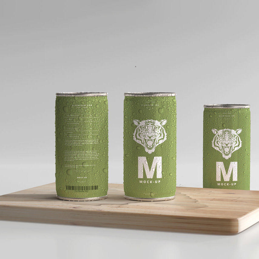 啤酒易拉罐样机