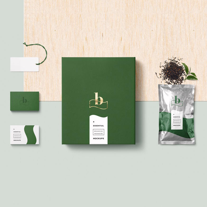 纸盒包装样机psd设计素材商品包装样机psd设计素材