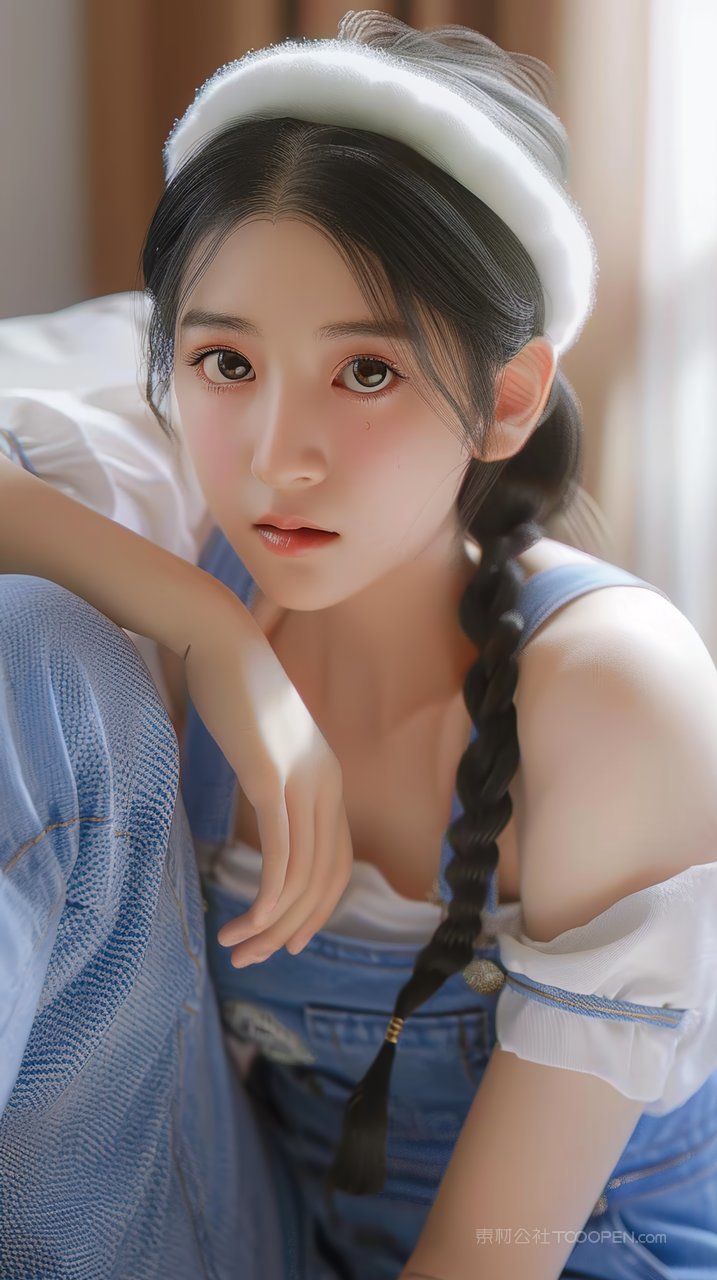 甜美年轻模特写真少女女性清纯美女