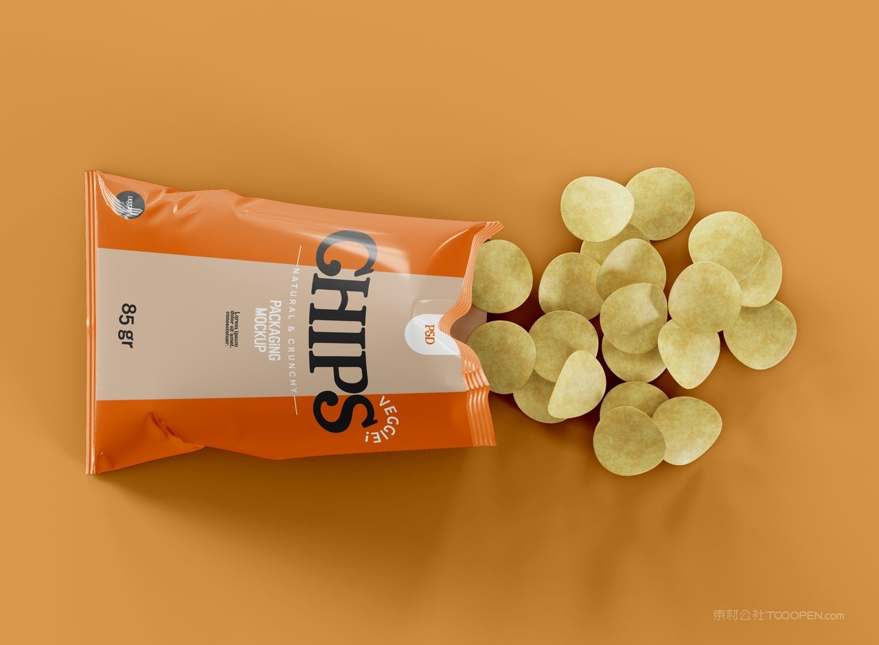 袋装薯片包装样机