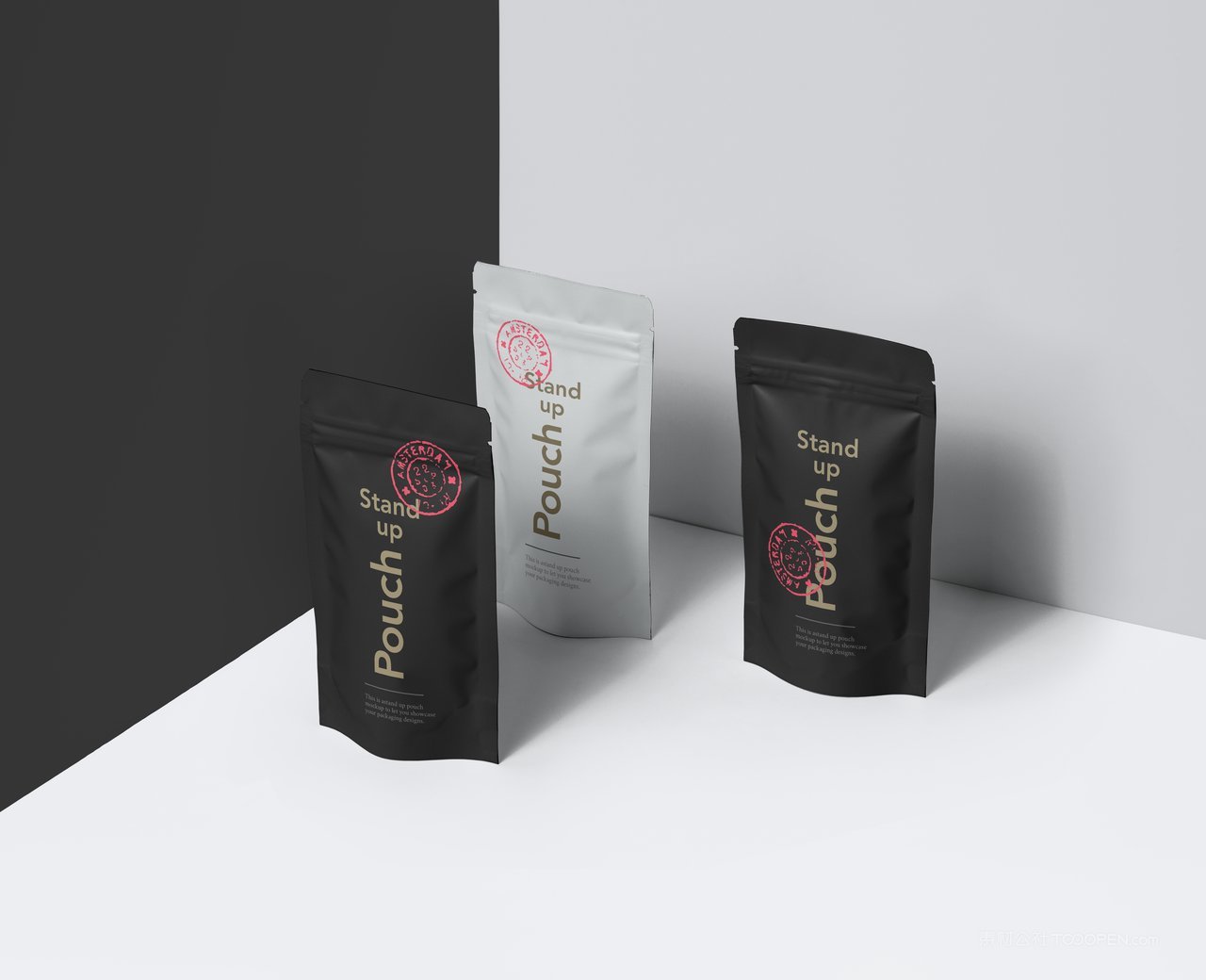 食品塑料包装样机素材