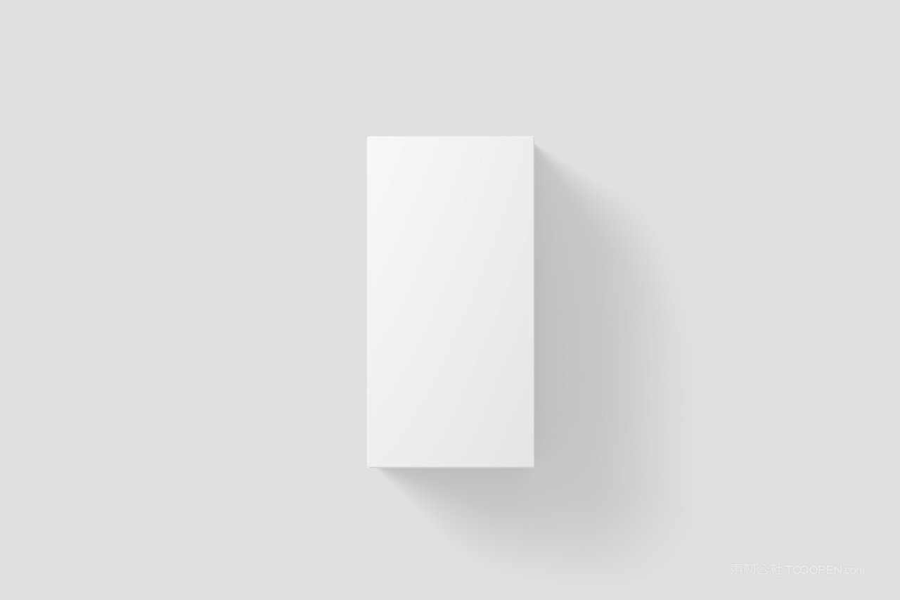 矩形纸盒包装样机