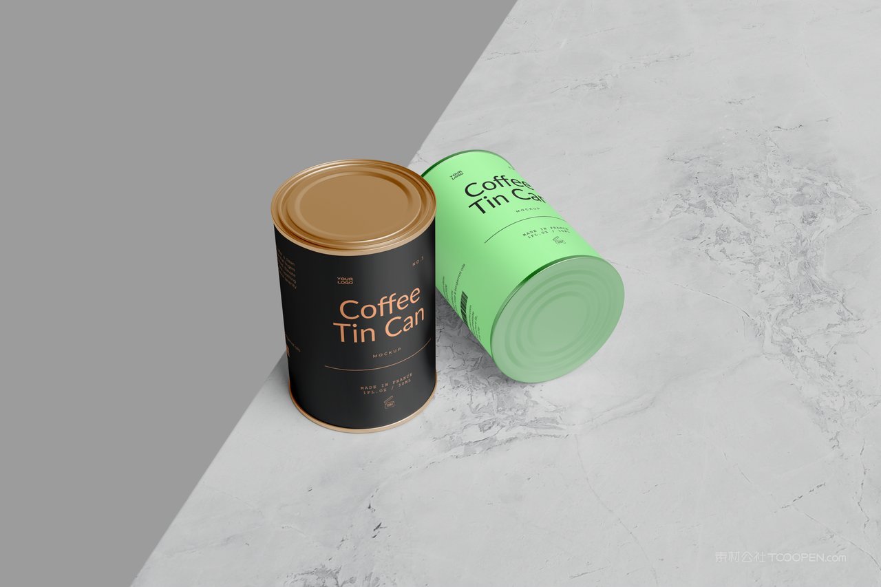 咖啡茶罐样机