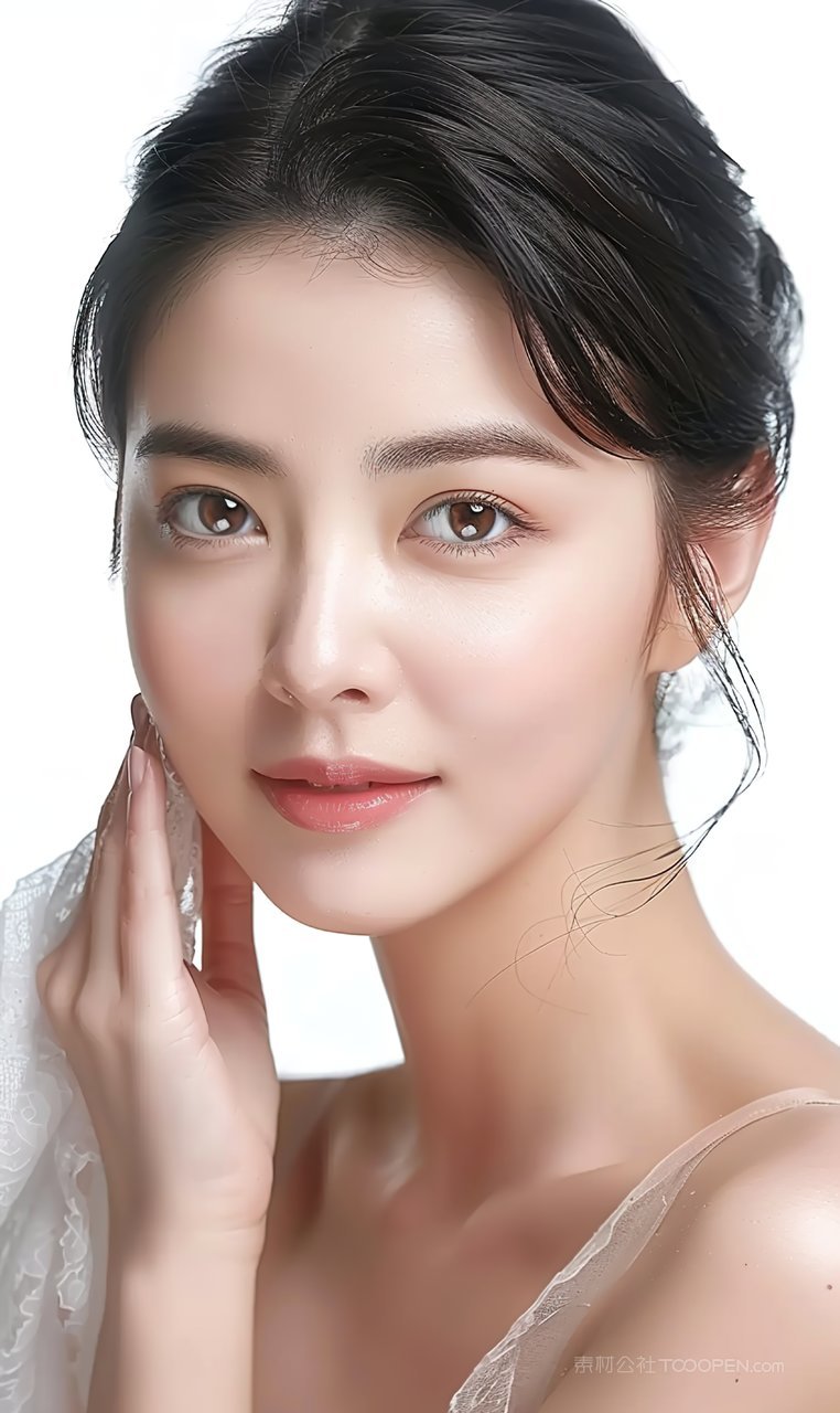 气质魅力美白护肤女性少女迷人美妆高雅