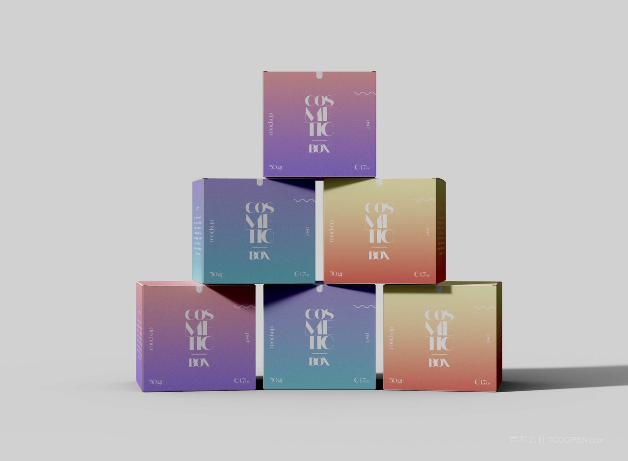 化妆品外包装盒样机