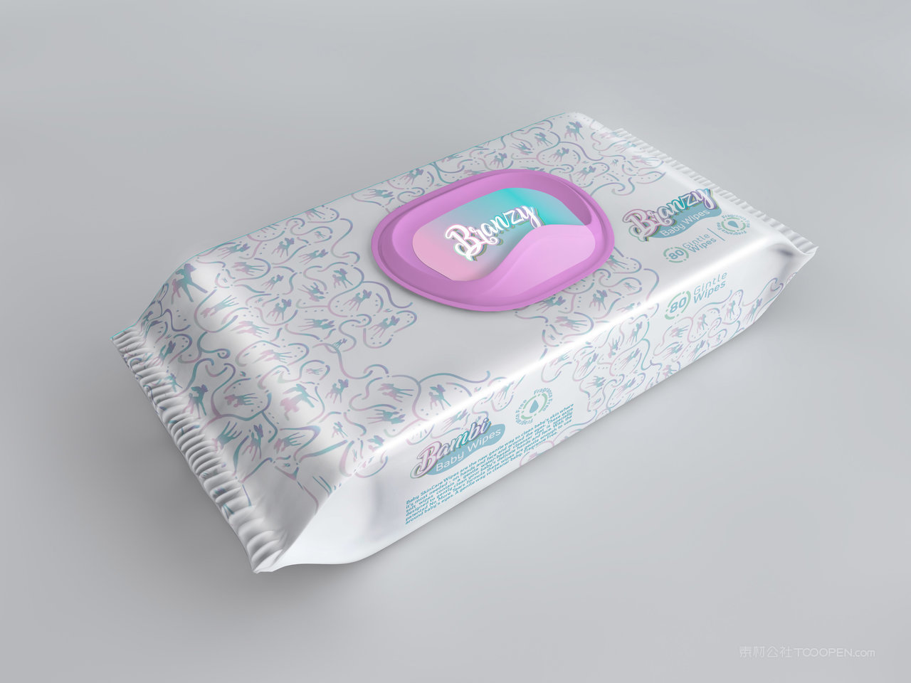 湿巾包装样机