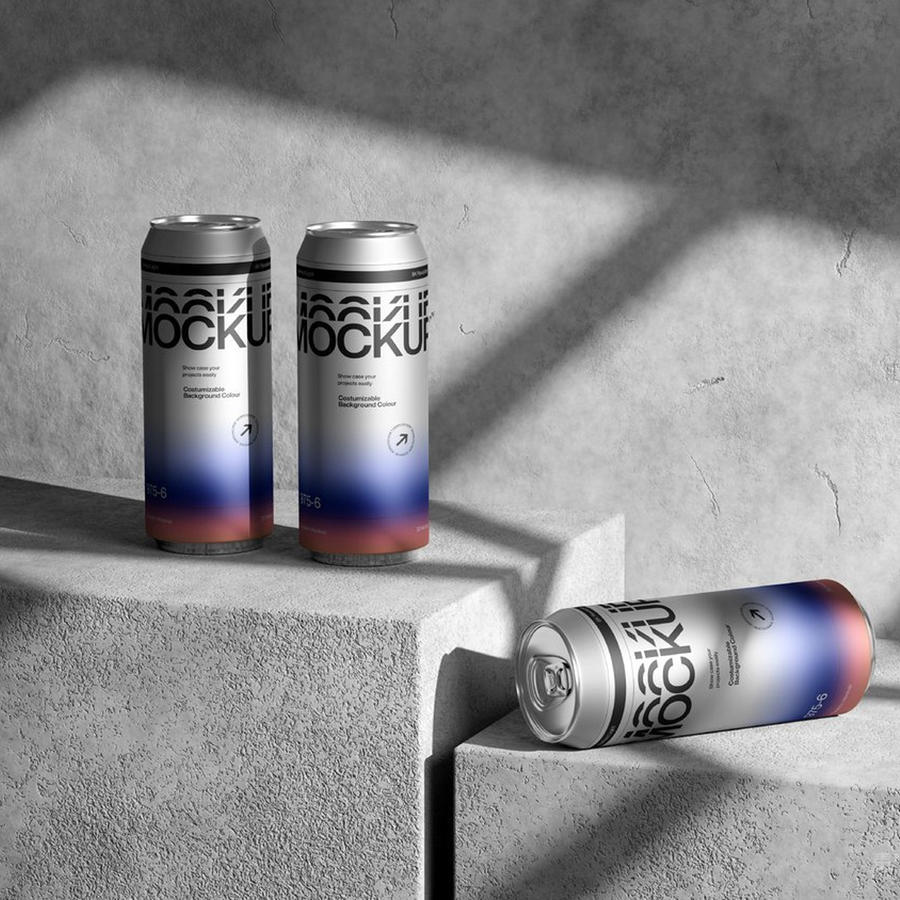 饮料易拉罐样机