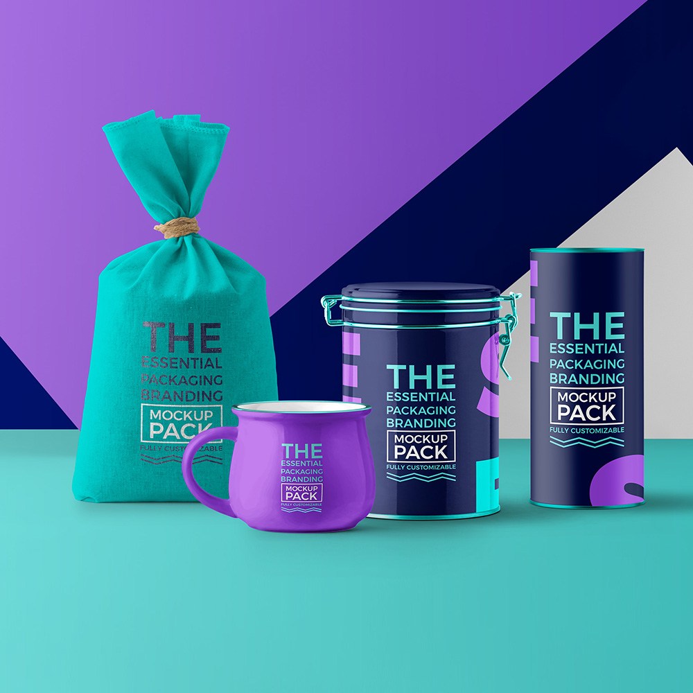 咖啡食品包装设计样机