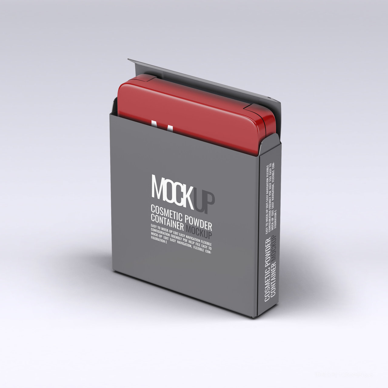 化妆品粉盒样机