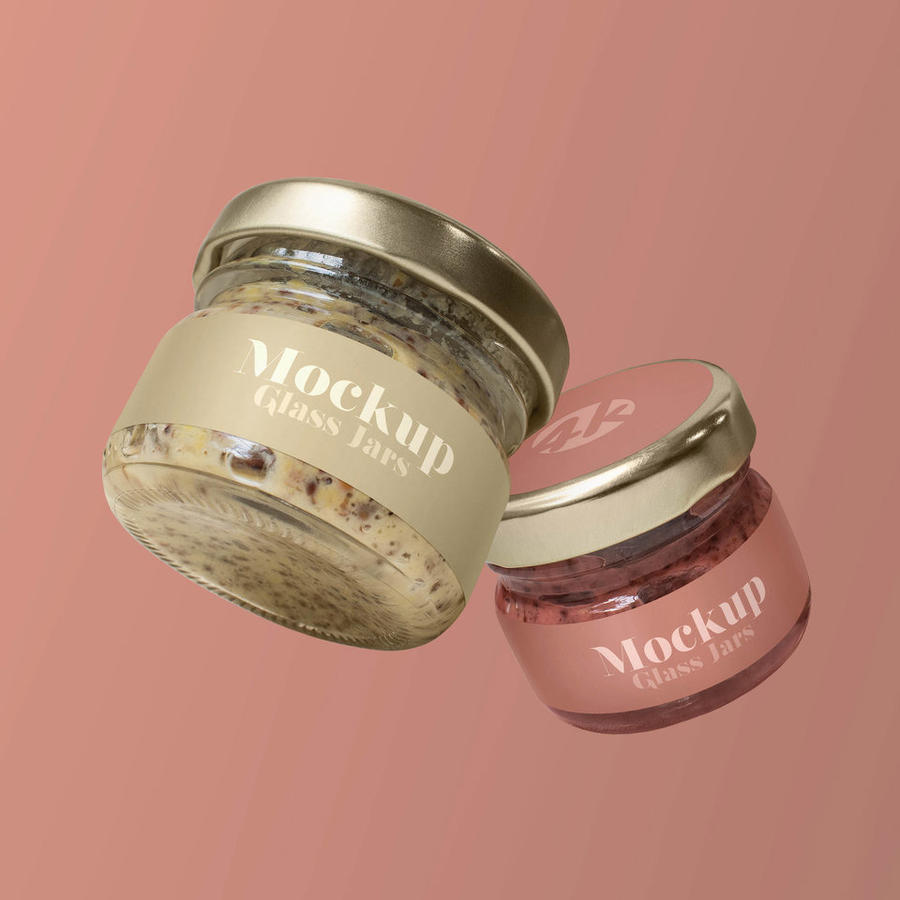 食品玻璃罐样机