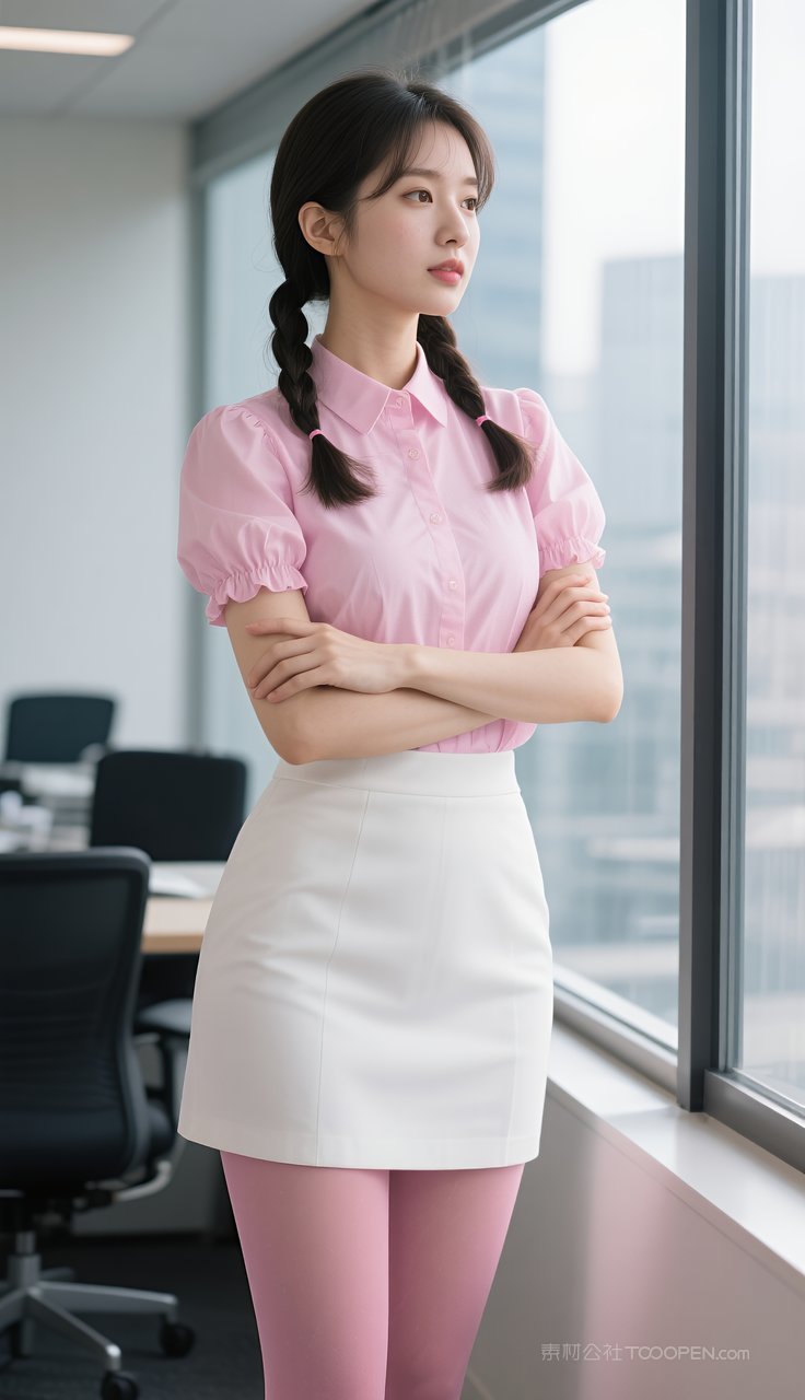 制服丝袜美女长腿短裙模特