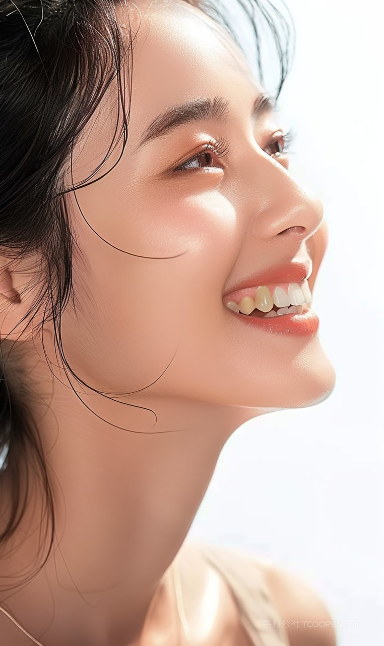 清纯优美彩妆美女美容少女活力魅力时尚