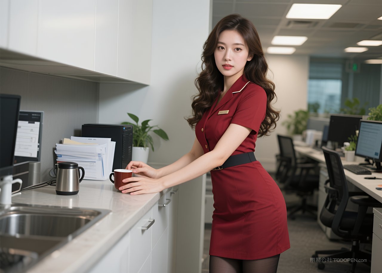 美女写真女性模特丝袜美腿性感短裙职业