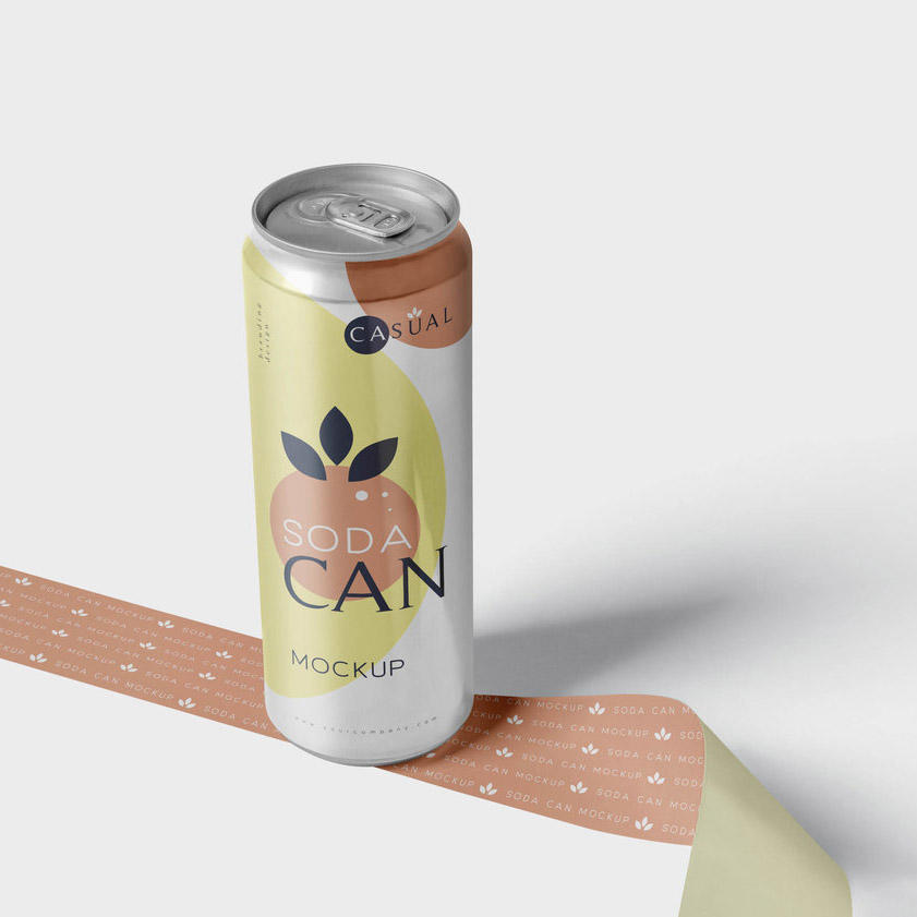 饮料易拉罐样机