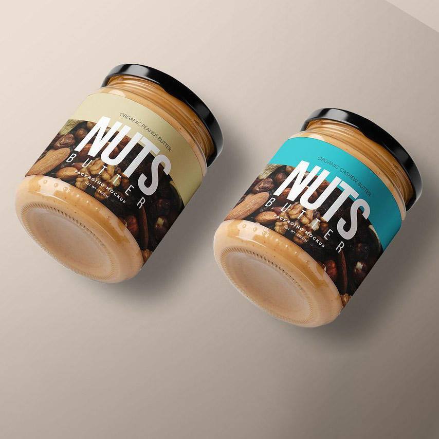 食品包装瓶标签样机