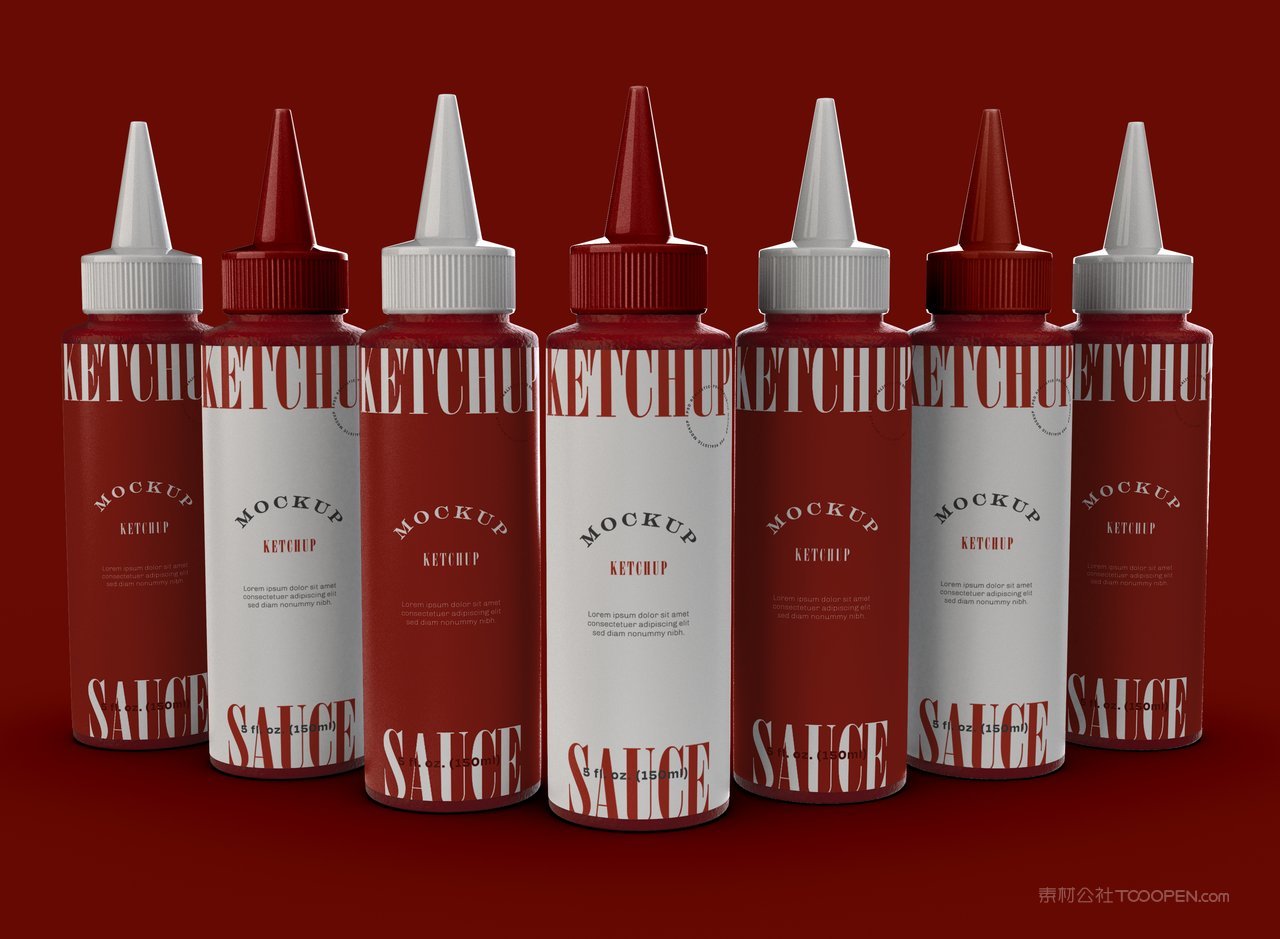 番茄酱包装样机