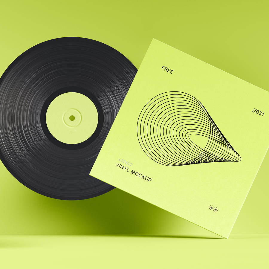 黑胶唱片包装样机