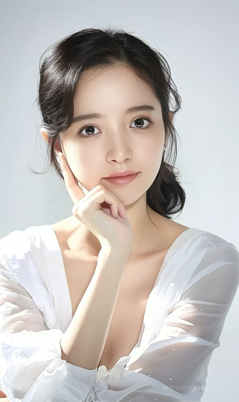 彩妆女性青年时尚护肤清纯美女美白个性