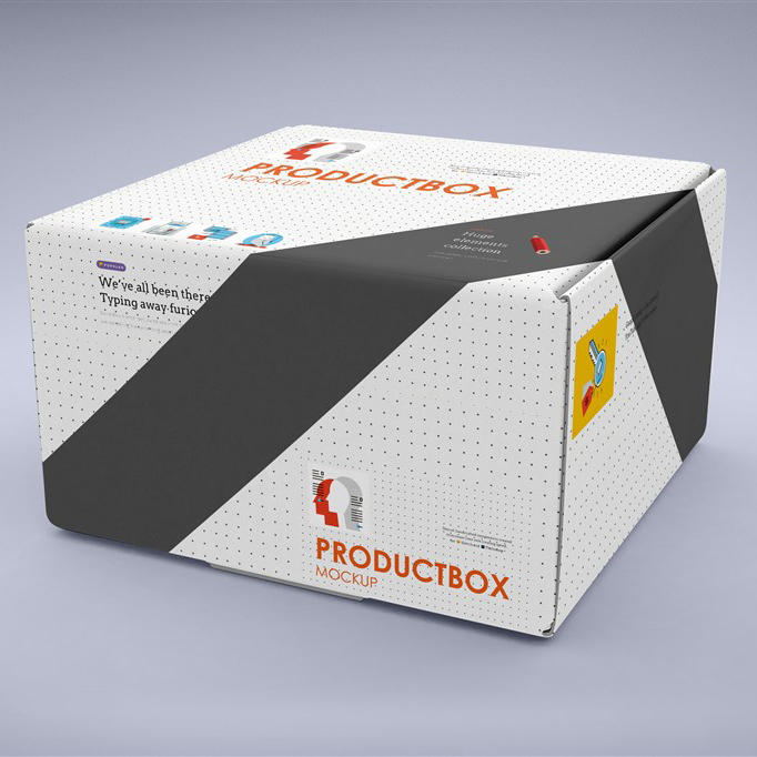 彩盒纸盒飞机盒包装盒样机