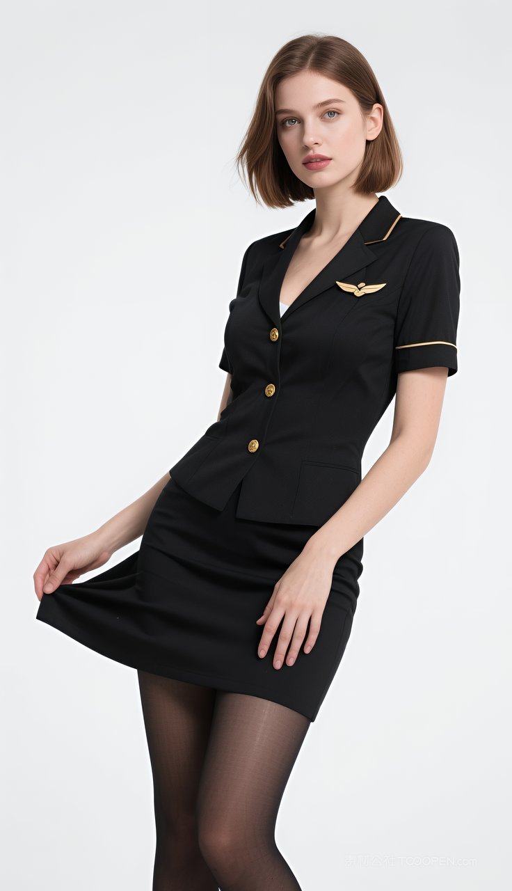 短裙长腿丝袜迷人美女欧美性感模特美腿