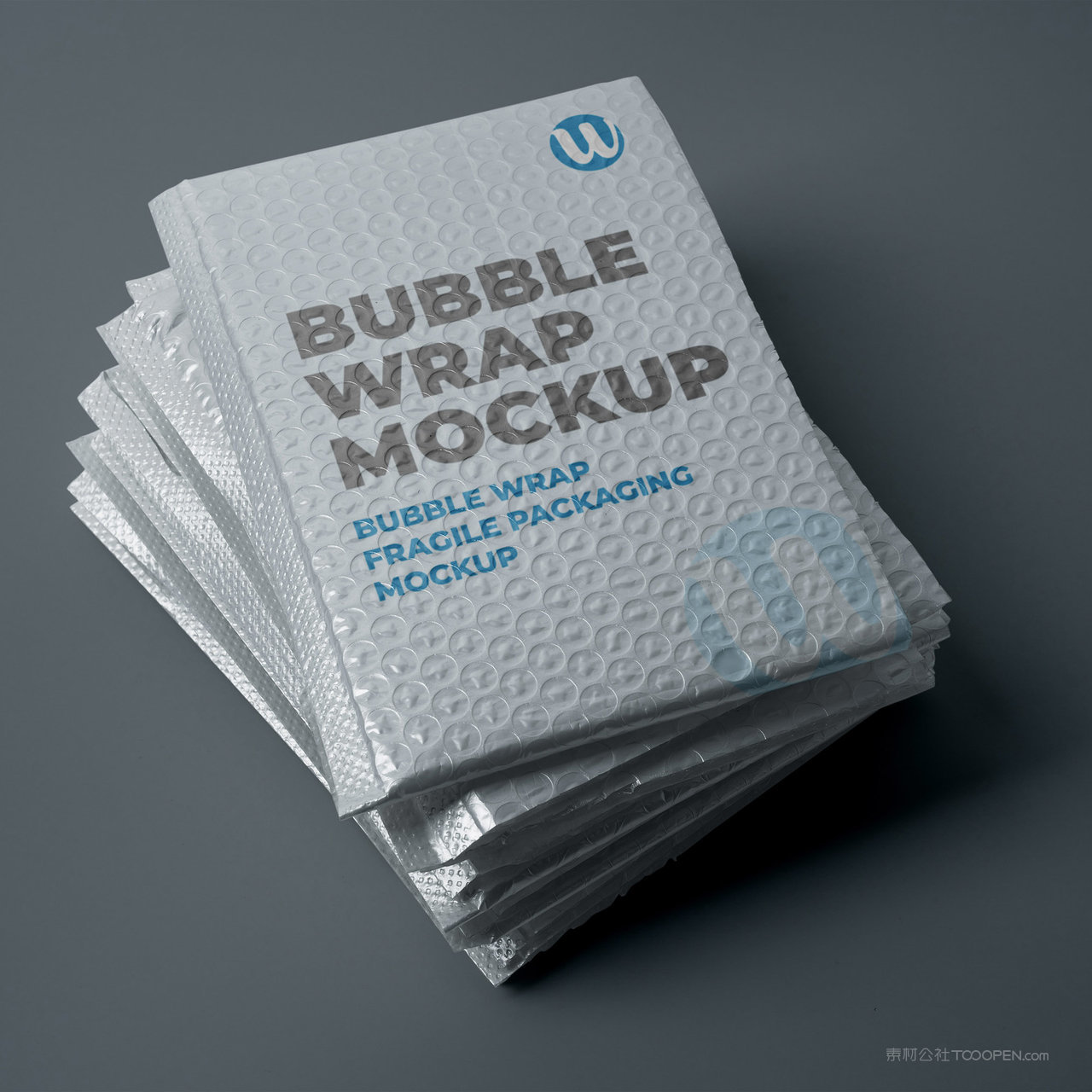 气泡包装袋快递包装袋贴图样机