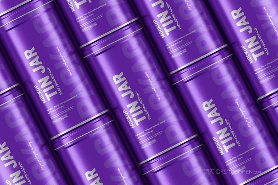 茶叶锡罐包装样机