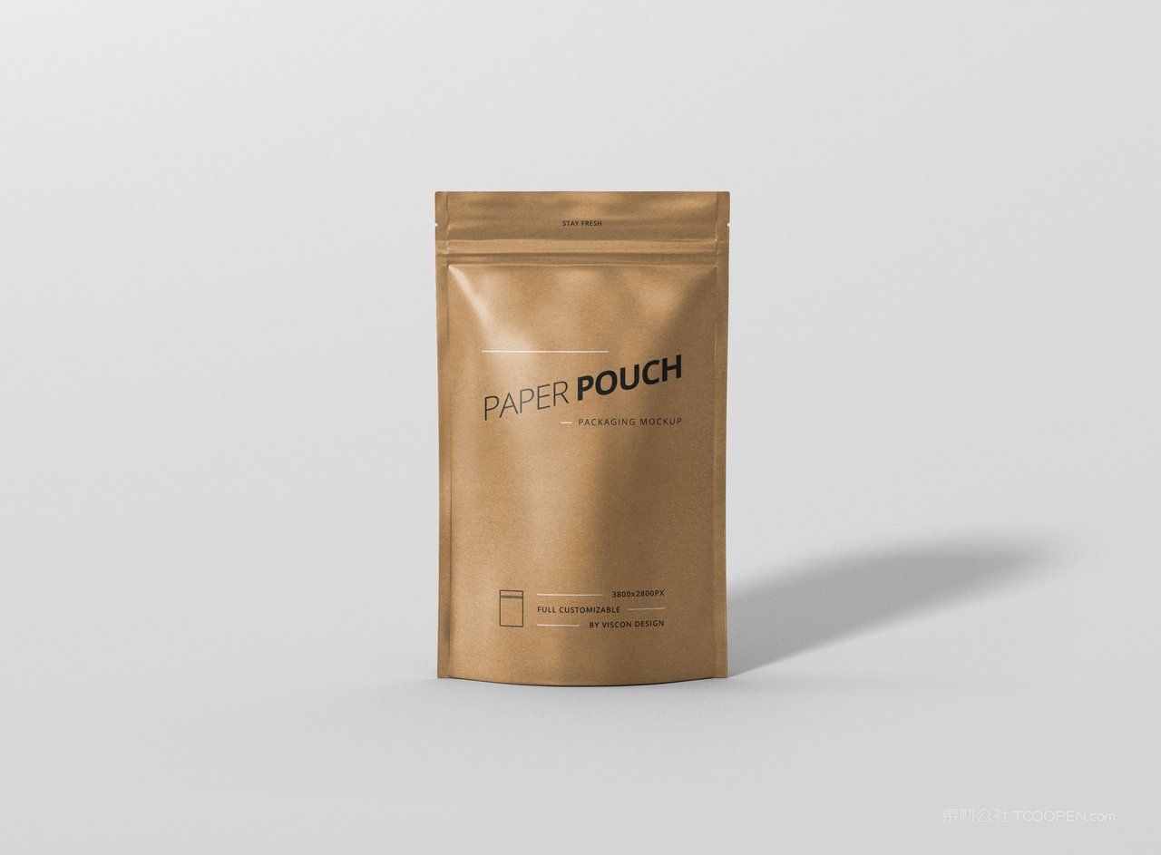 食品塑料包装样机psd模板