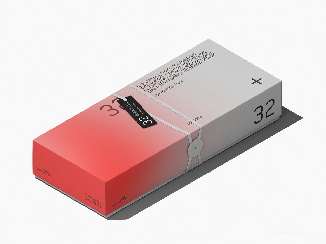 产品包装纸盒样机