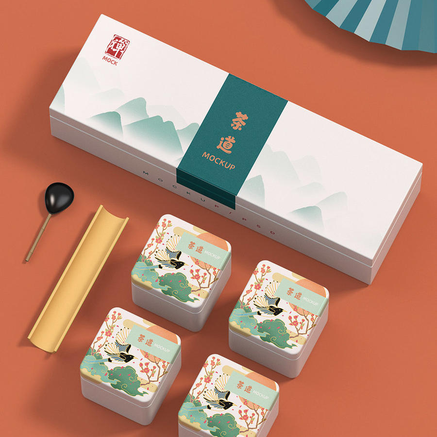 茶叶包装样机包装盒样机