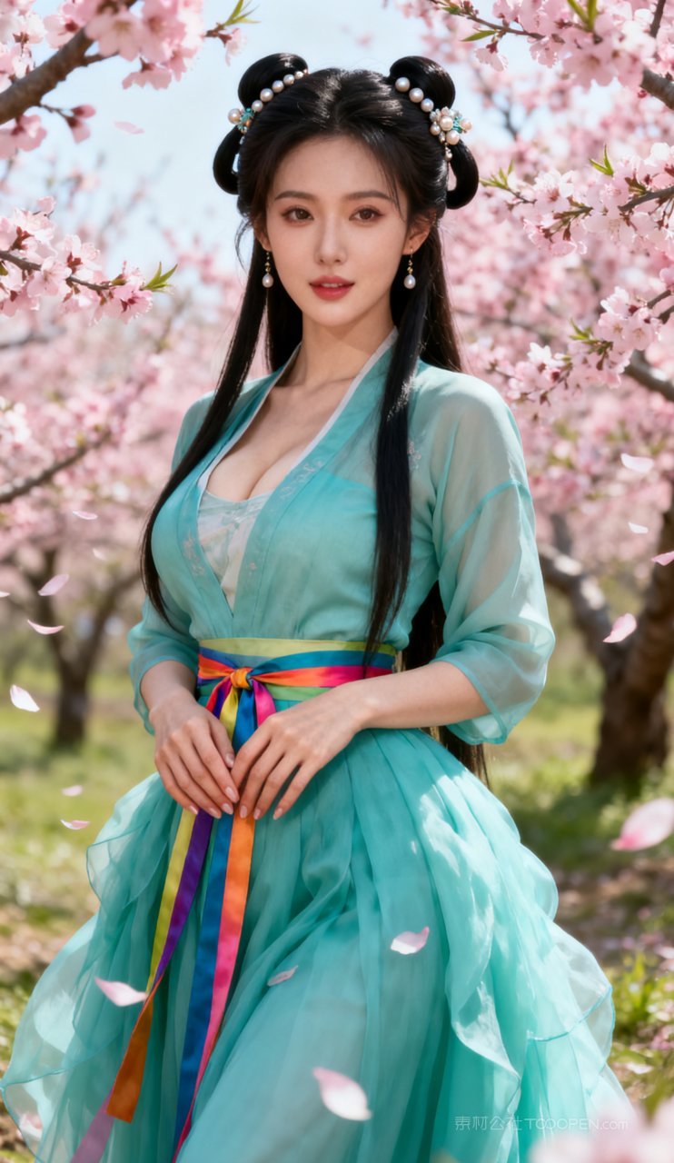 女性美艳古风美女汉服性感丰腴摄影